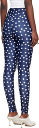 Jean Paul Gaultier Navy 'The Polka-Dot' Leggings