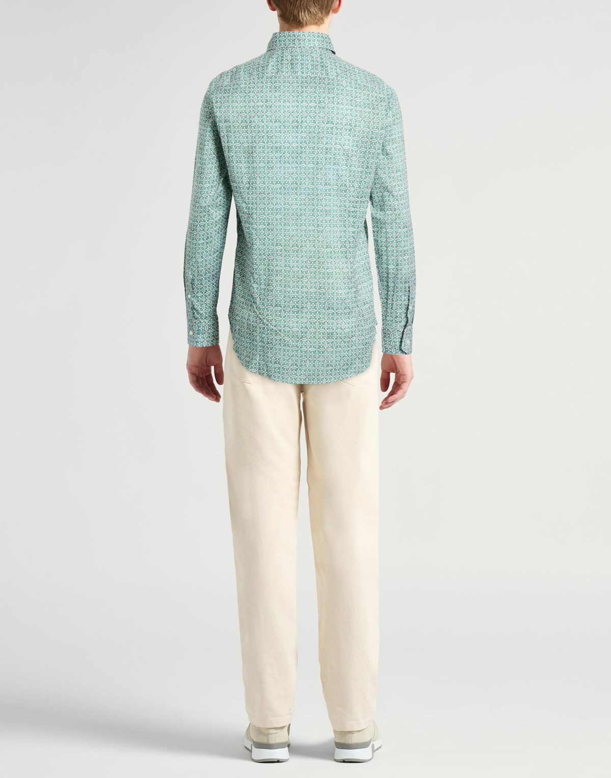 Fedeli Mens Shirt in Green