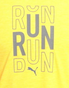 Puma Mens T-shirt in Yellow