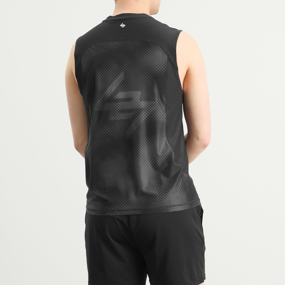 Represent 247 Men's Hybrid Tank in Black Fade Out
