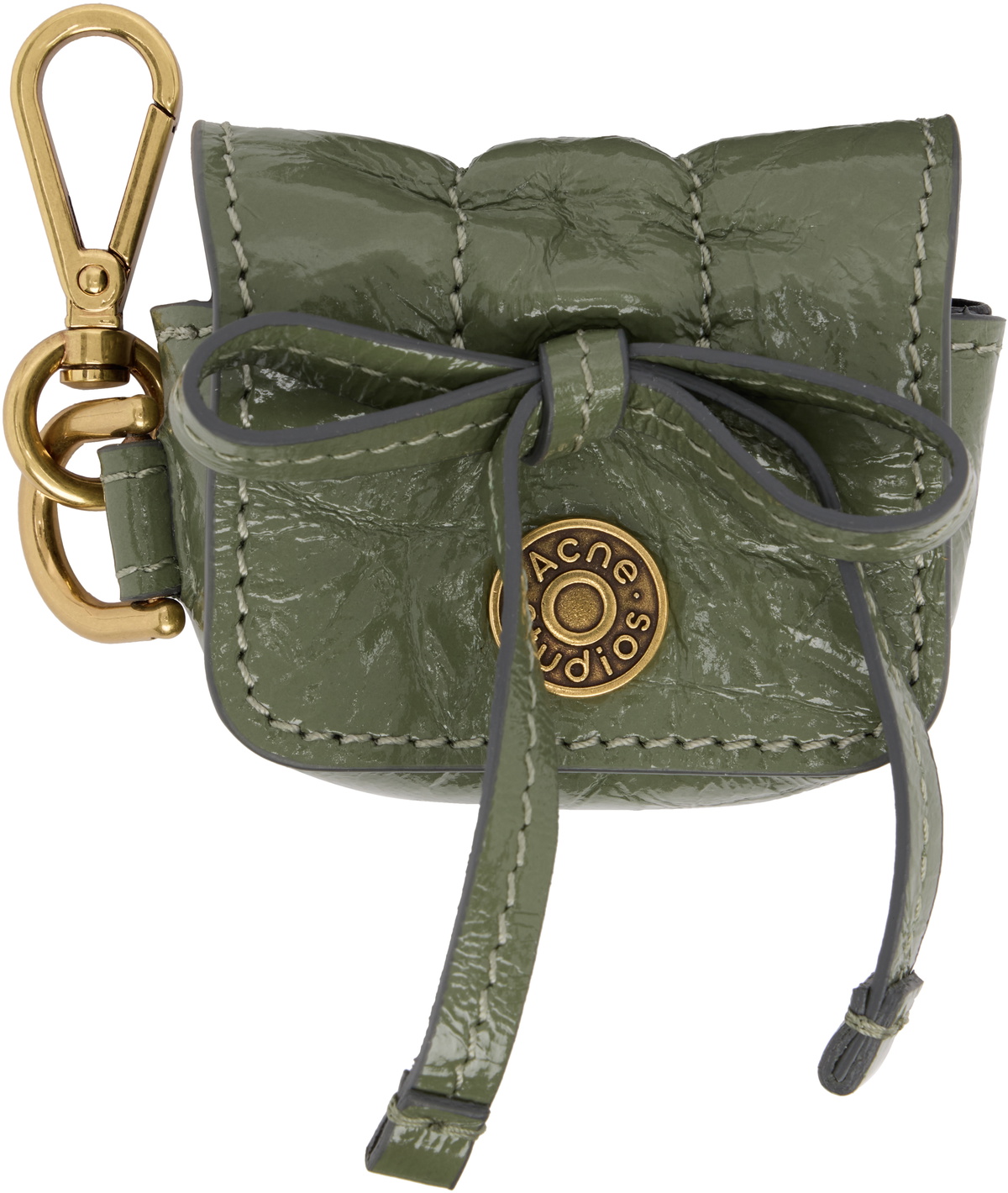 Acne Studios Khaki Multipocket Headphone Case