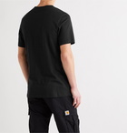 NIKE - Logo-Print Cotton-Blend Jersey T-Shirt - Black