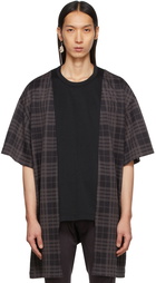 Comme des Garçons Homme Plus Black & Grey Paneled T-Shirt