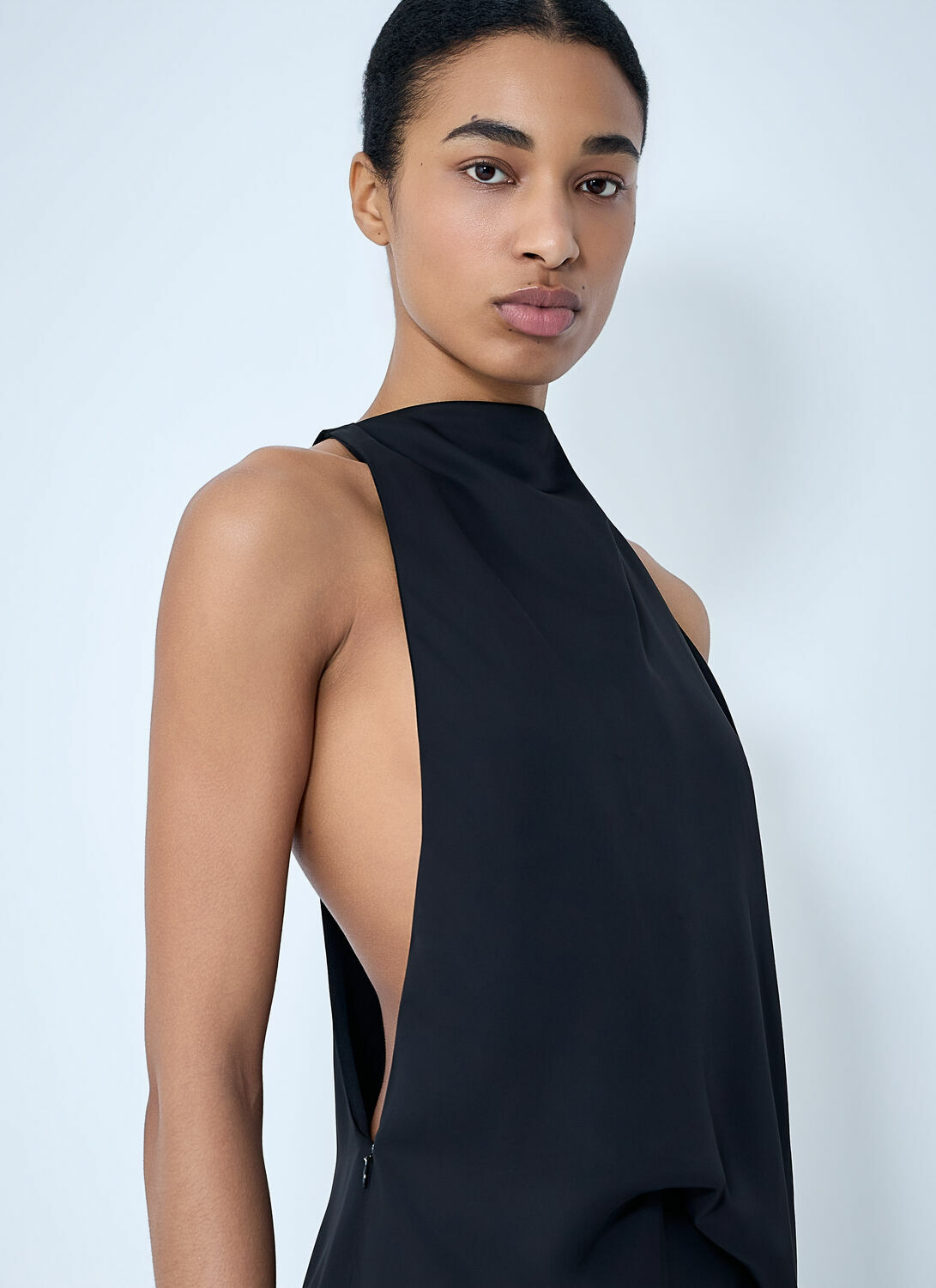 Sportmax Sleeveless Draped Maxi Dress