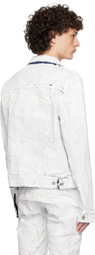 MM6 Maison Margiela White Sports Denim Jacket