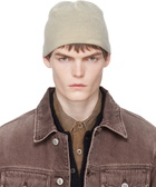 OUR LEGACY Gray Spray-Dyed Beanie