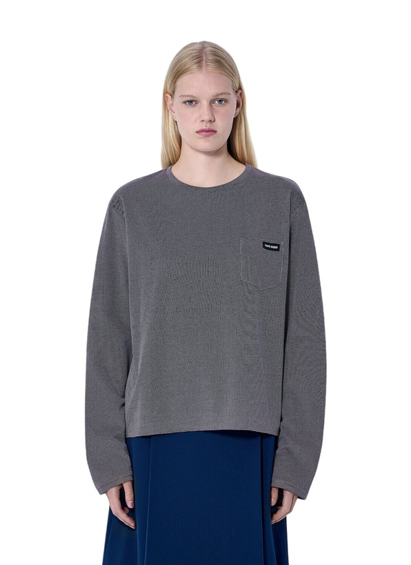 Photo: Miu Miu Jacquard Jersey T-Shirt
