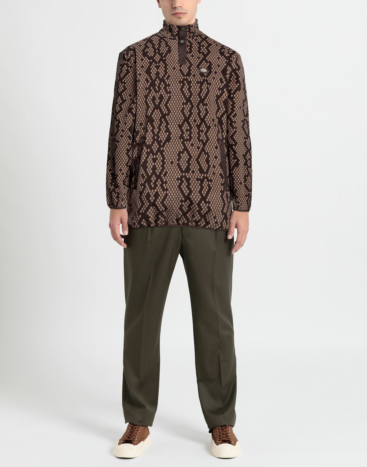 Dickies Mens Sweatshirt in Dark brown