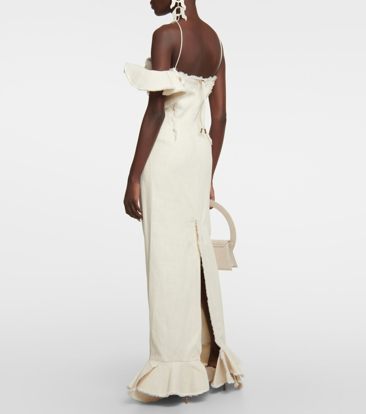Jacquemus - La Robe Artichaut linen-blend maxi dress Jacquemus Jacquemus - La Robe Artichaut linen-blend maxi dress Jacquemus