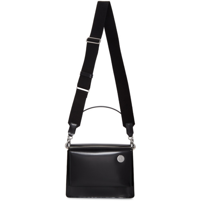 Kara Black Leather Pinch Bag Kara