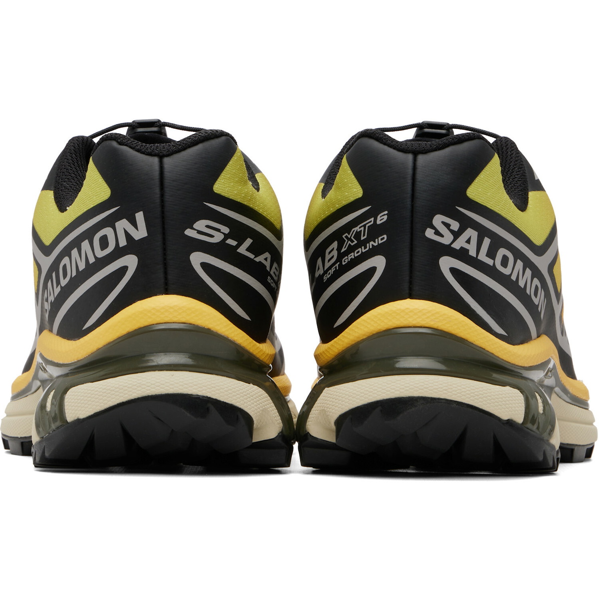 Salomon Black & Yellow XT-6 Sneakers