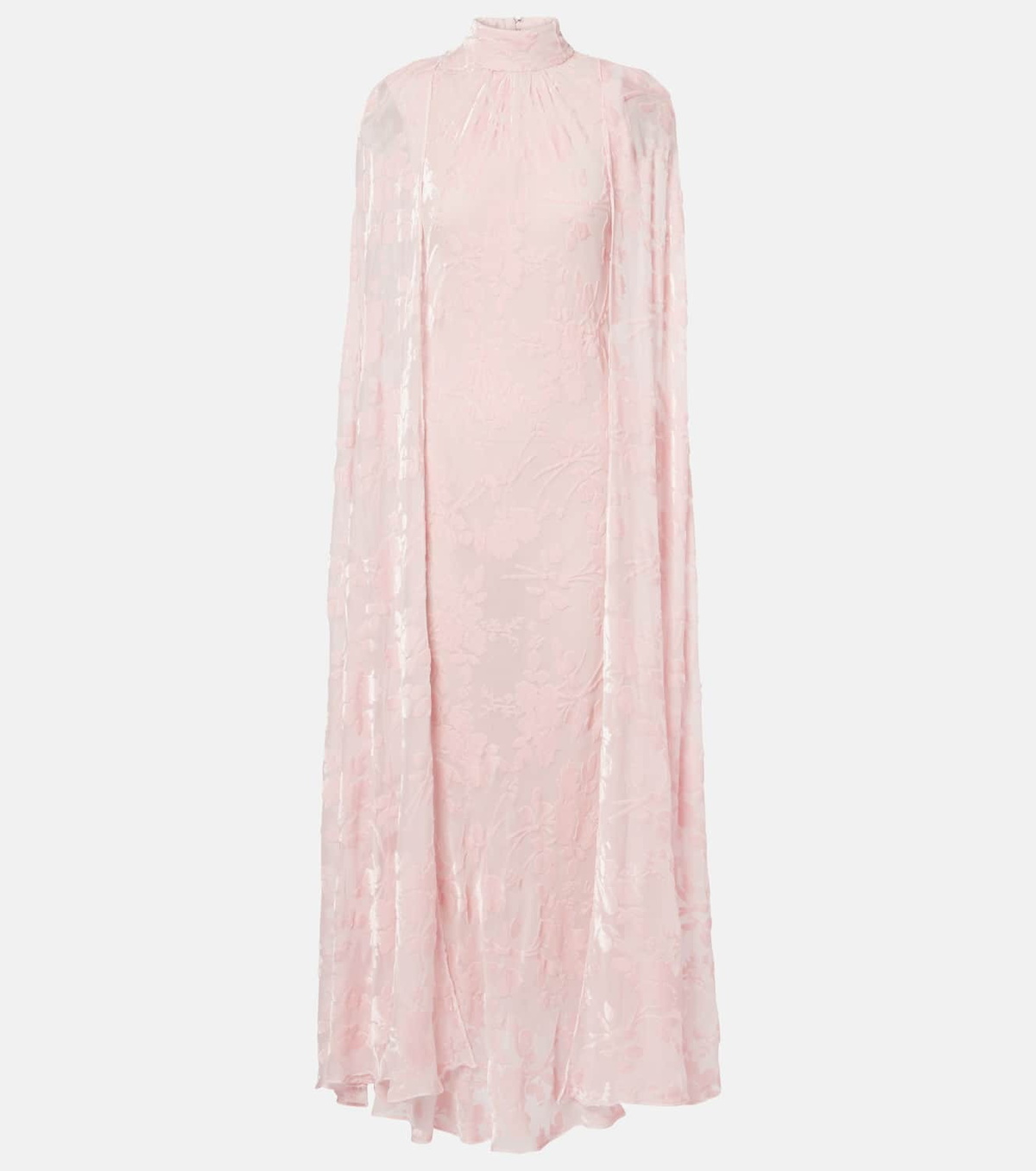 Rodarte Caped velvet devoré gown