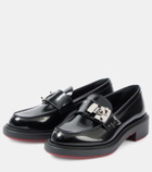 Christian Louboutin Urban Moc Lock leather loafers