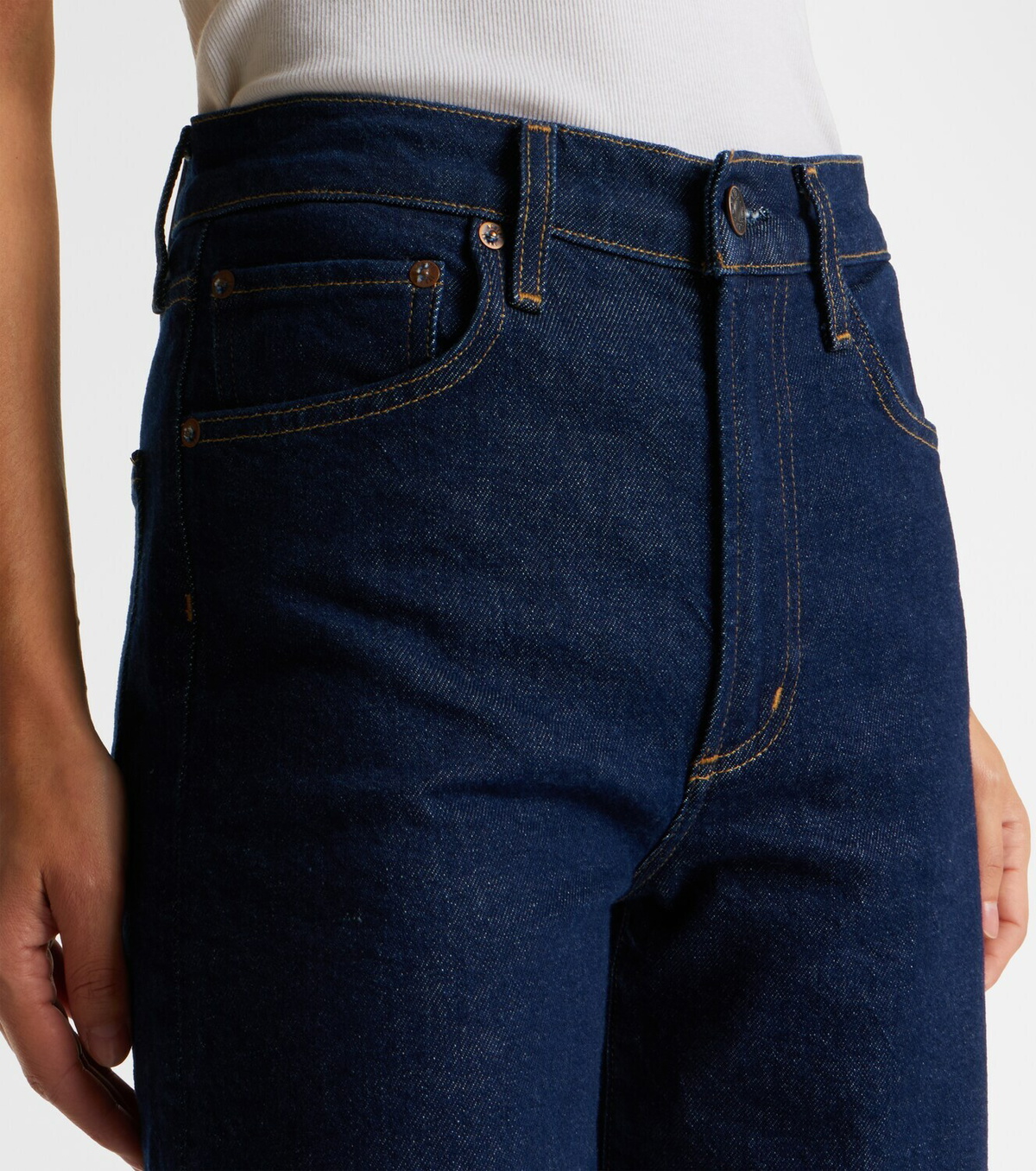 Agolde Harper mid-rise straight jeans
