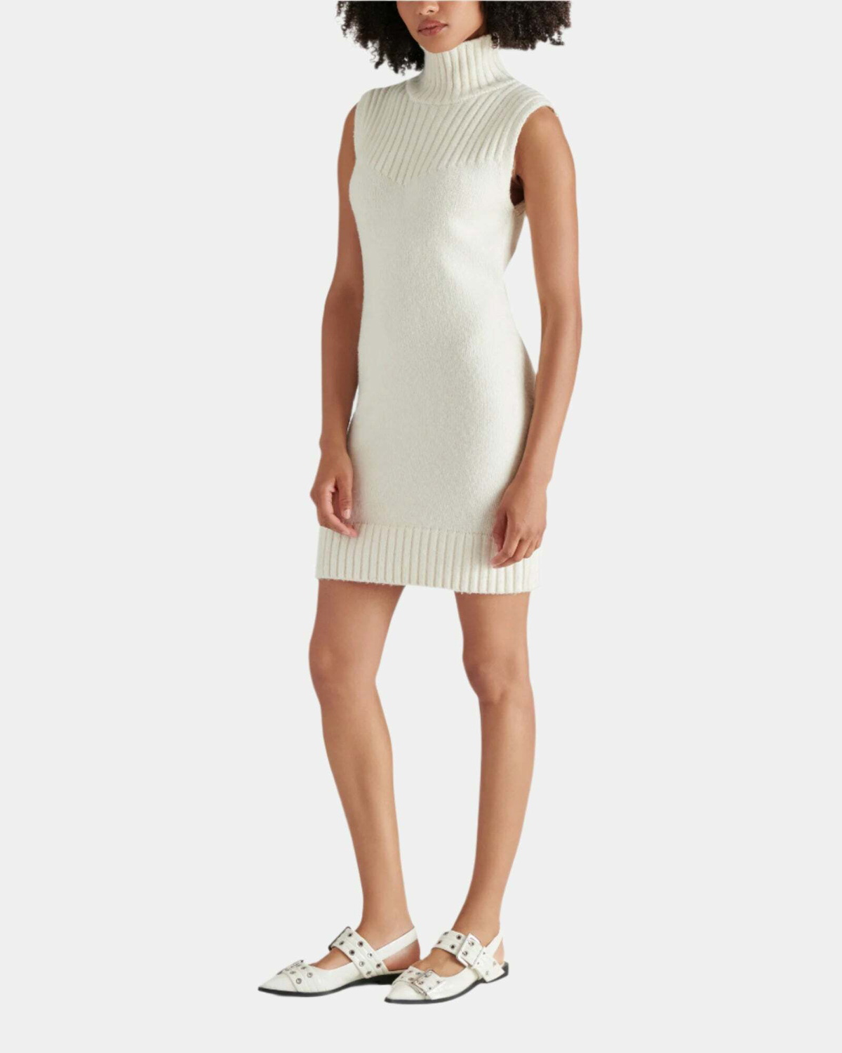 Steve Madden Karissa Sweater Dress in Natural