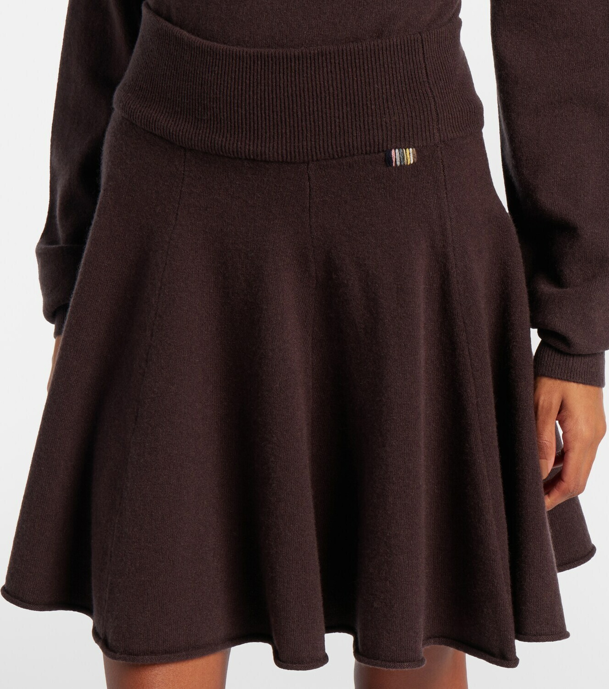 Extreme Cashmere N°379 Girl cashmere-blend miniskirt