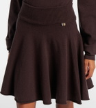 Extreme Cashmere N°379 Girl cashmere-blend miniskirt