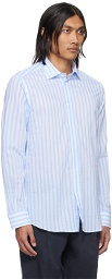 Barena Blue Surian Barai Shirt