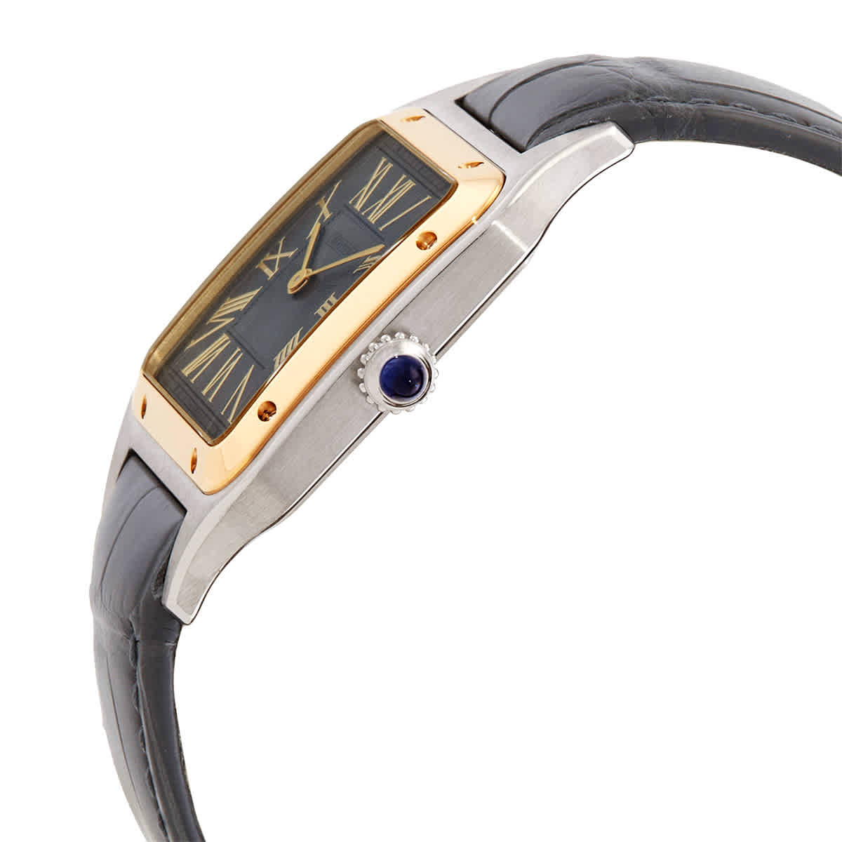 Cartier Santos-Dumont Quartz Gray Dial Unisex Watch W2SA0028