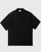 John Elliott Camp Shirt Solid Black - Mens - Shortsleeves