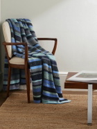 The Elder Statesman - Striped Cashmere Blanket