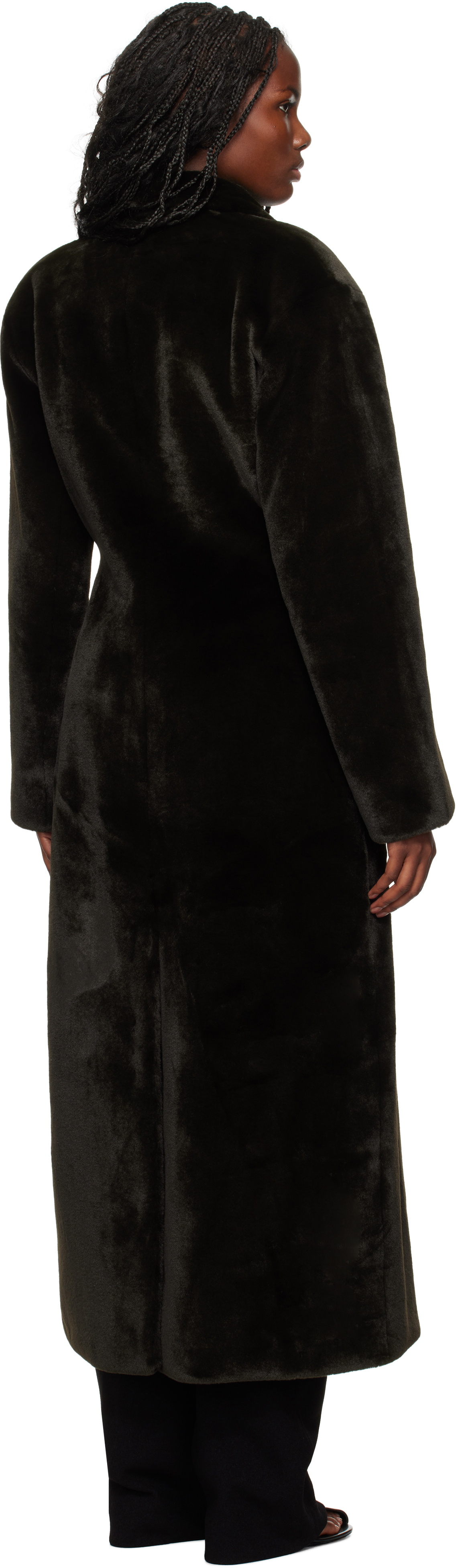 Paris Georgia Black 09 Augustine Faux-Fur Coat