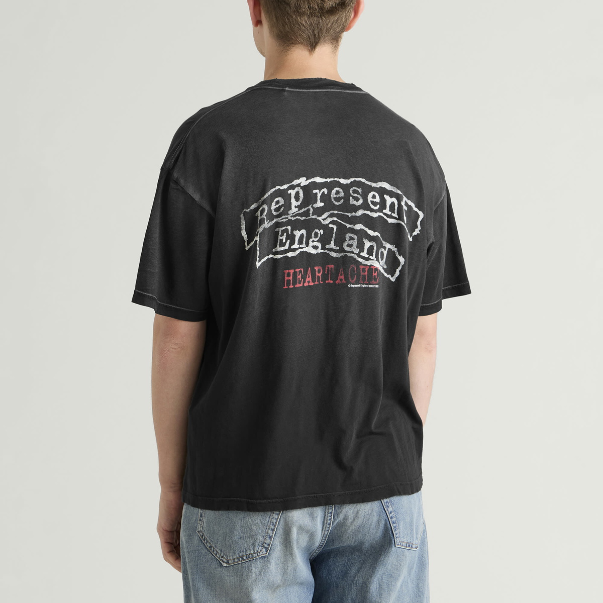 Represent Men's Jawbreaker T-Shirt in Washed Black