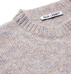 Our Legacy - Mélange Knitted Sweater - Men - Gray