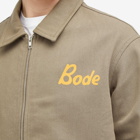 BODE Men's Low Lying Summer Club Jacket in Grey