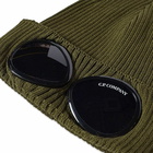 C.P. Company Men's Goggle Beanie in Olive Branch