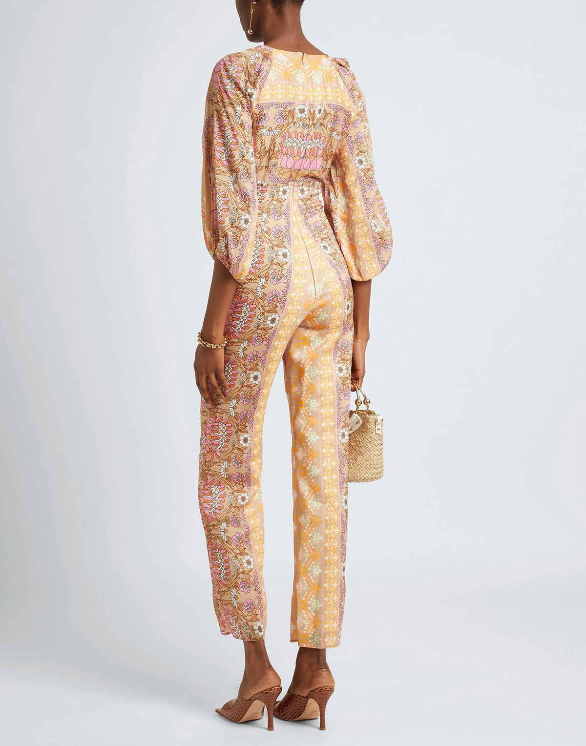 Sandro Womens Jumpsuit Sand