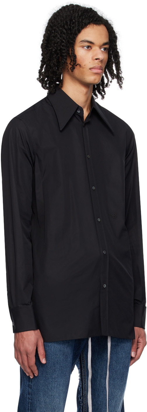 Maison Margiela Black Four Stitch Shirt Maison Margiela