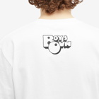 Boys Own Men's Dancefloor Front Print With Clockwork Logo Back T-S in White