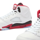 Air Jordan 5 Retro OG GS Sneaker in Sail/Red/Coconut Milk