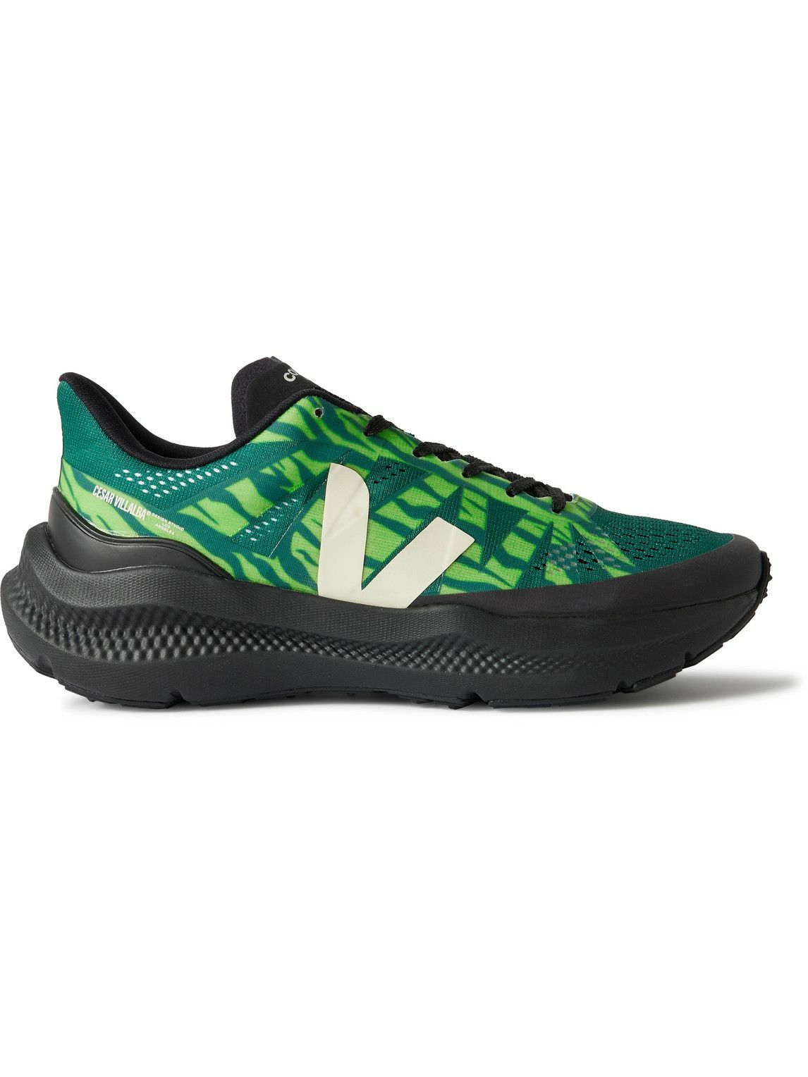 Veja - César Villalba Condor 3 Rubber and Recycled-Mesh Sneakers - Green