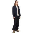 Stone Island Navy 6100063 Organic Cotton Fleece Sweatshirt