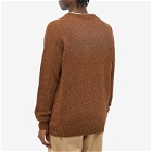 Country Of Origin Men's Supersoft Seamless Crew Knit in Tobacco