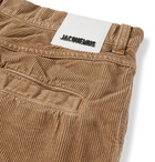 Jacquemus - Wide-Leg Cotton-Corduroy Cargo Trousers - Beige