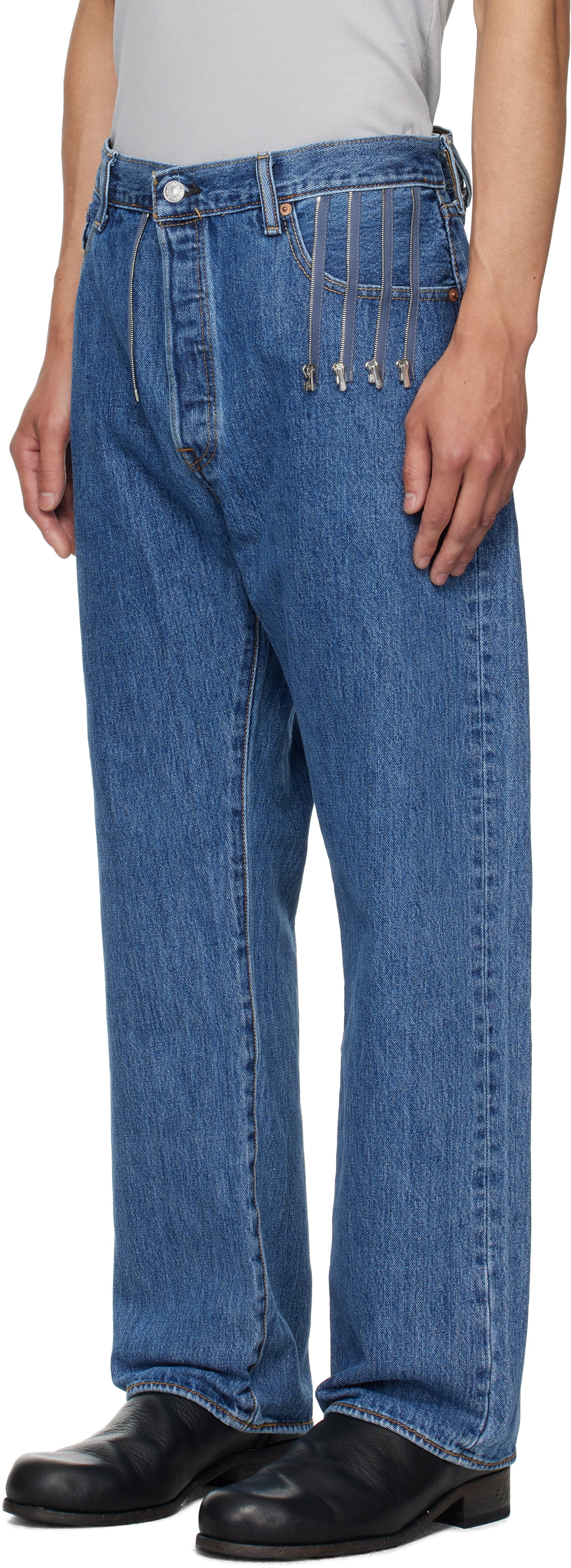 Bless Blue SMLXL Long Vintage Jeans
