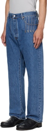 Bless Blue SMLXL Long Vintage Jeans