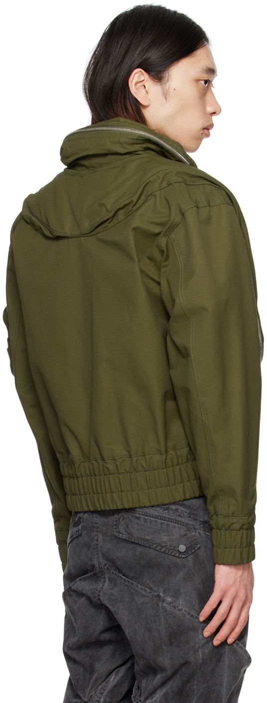 Juntae Kim Khaki Doublet Kapok Bomber Jacket