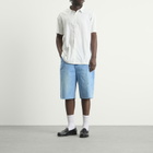 Umbro Men's Boxy Shirt in Brilliant White/Oyster Mushroom
