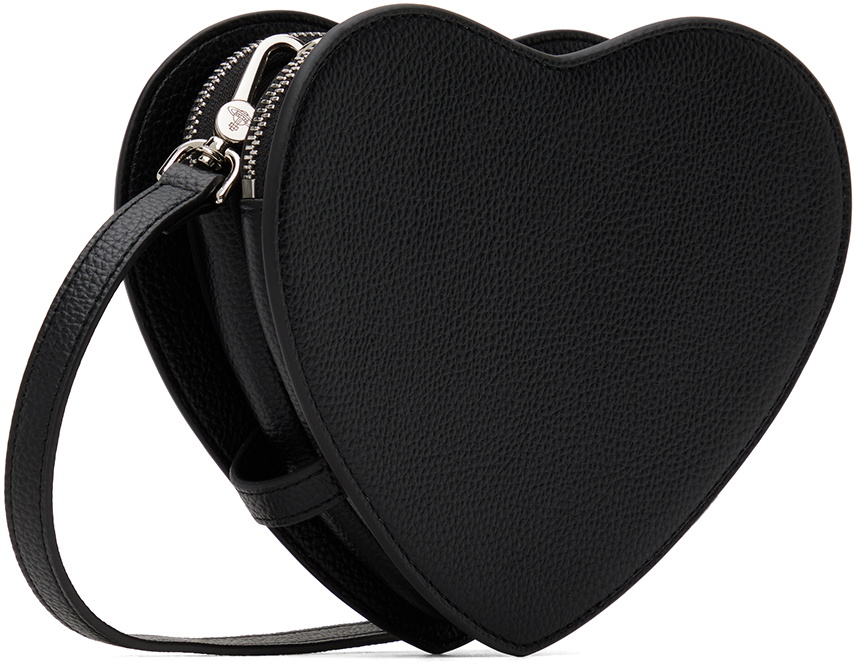 Vivienne Westwood Black Louise Heart Crossbody Bag Vivienne Westwood