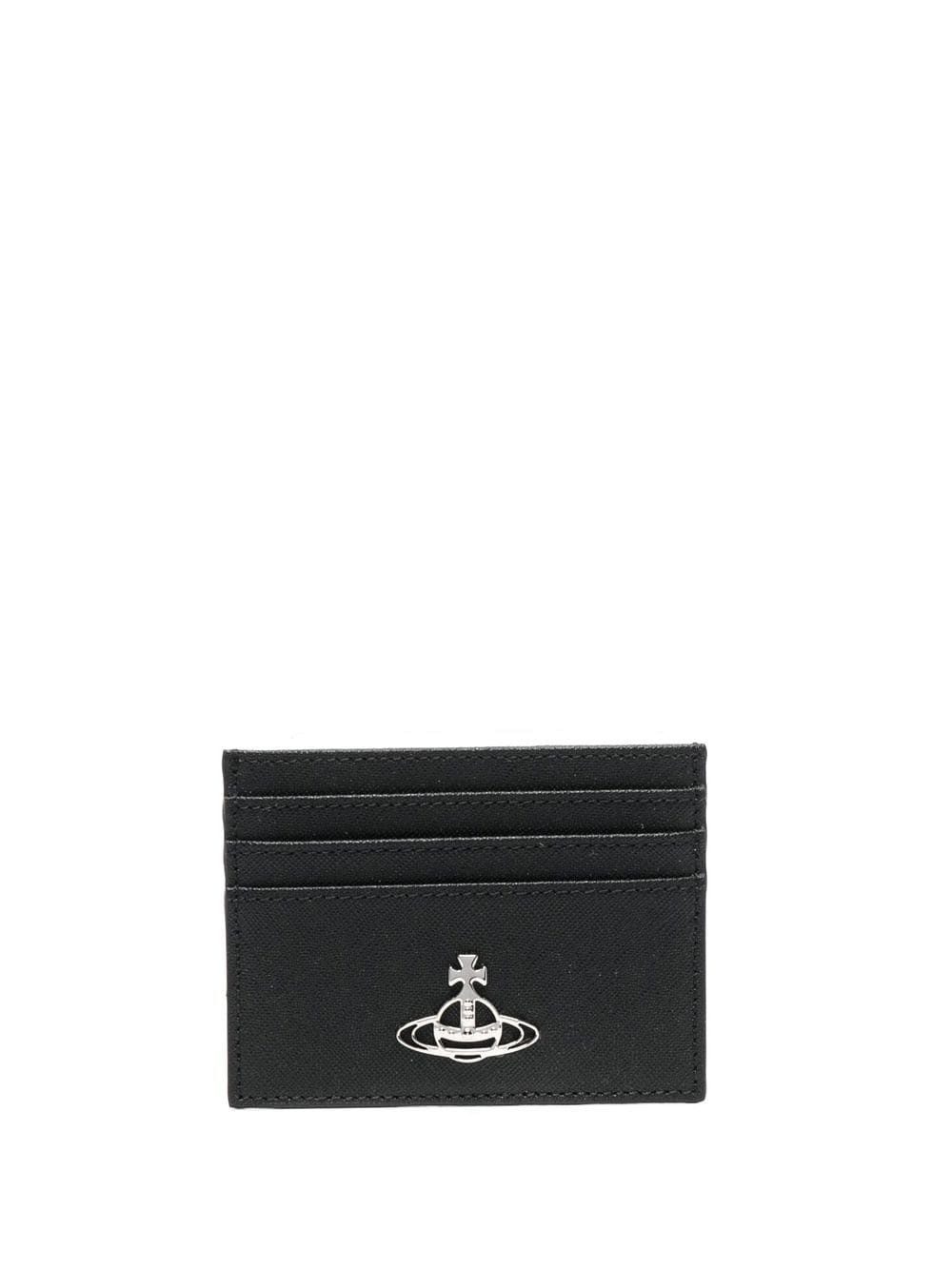 VIVIENNE WESTWOOD - Logo Leather Credit Card Case Vivienne Westwood