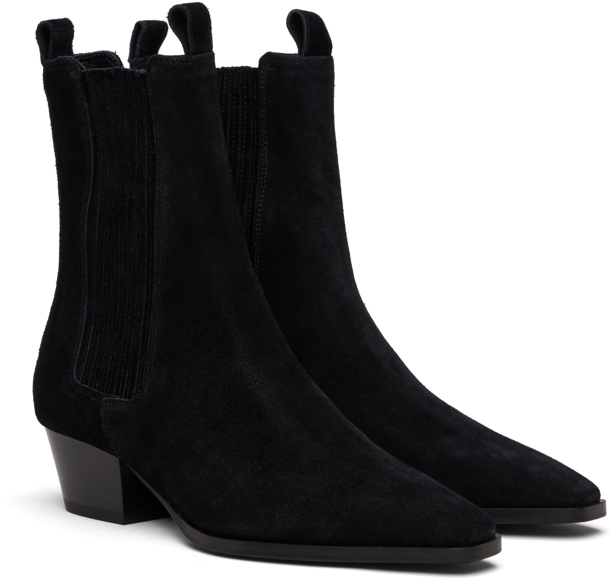Aeyde Black Agata Chelsea Boots