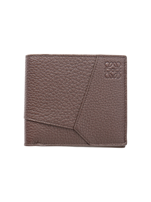 Photo: LOEWE - Puzzle Edge Panelled Full-Grain Leather Bifold Wallet