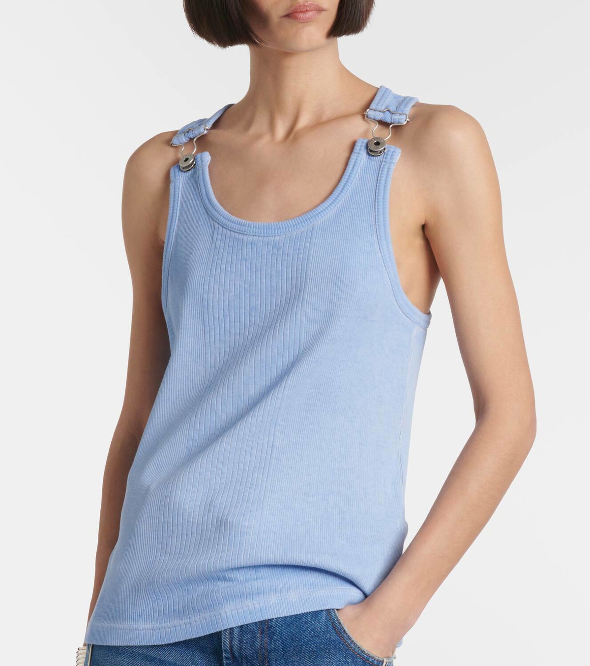 Jean Paul Gaultier The Straps cotton tank top