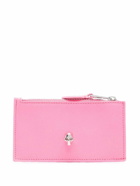 ALEXANDER MCQUEEN - Skull Zipped Leather Credit Card Case