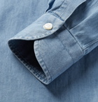 Rubinacci - Cotton-Chambray Shirt - Men - Blue