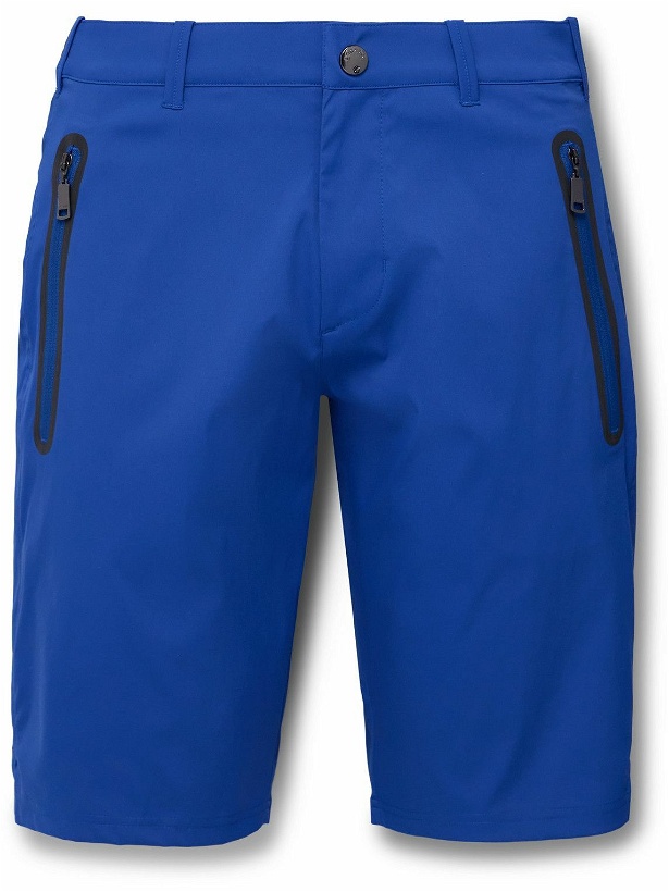 Photo: Bogner - Covin Slim-Fit Straight-Leg Stretch-Twill Golf Shorts - Blue